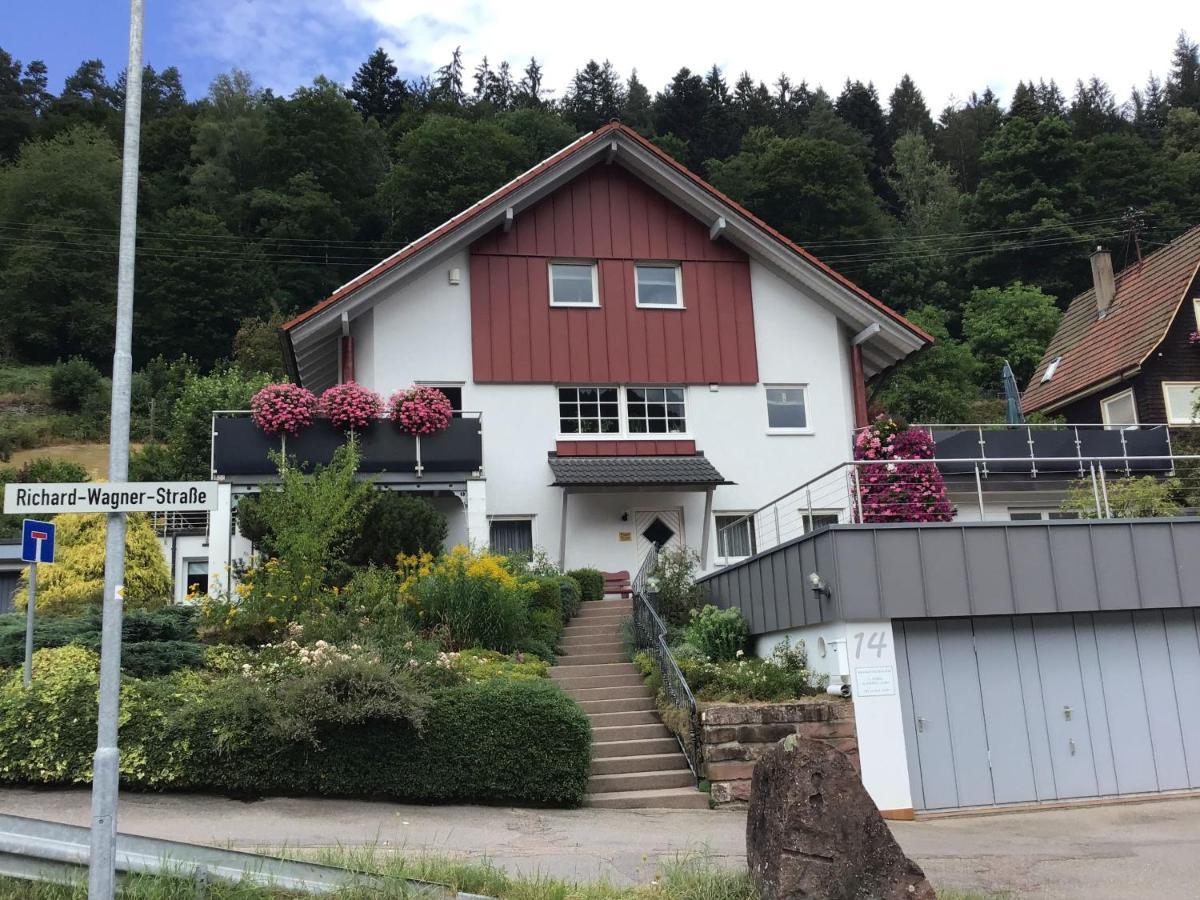 Ferienwohnung Am Eiberg Bad Wildbad Exterior foto
